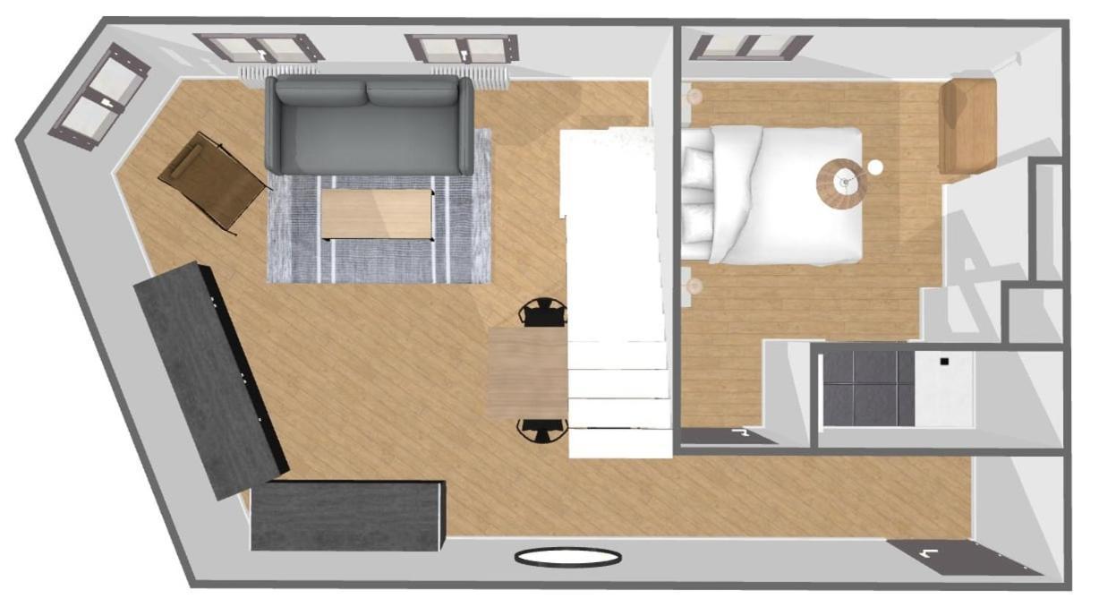 Duplex 2 Bedrooms 2 Bath Lille Luaran gambar